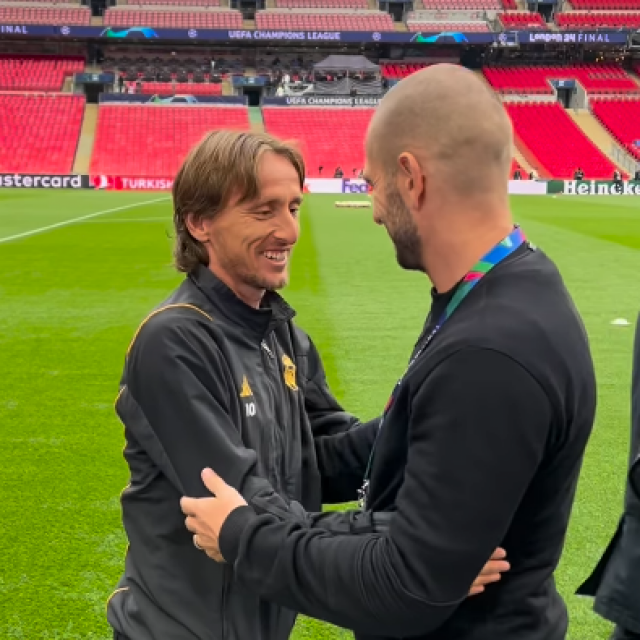 Luka Modrić i Mladen Petrić