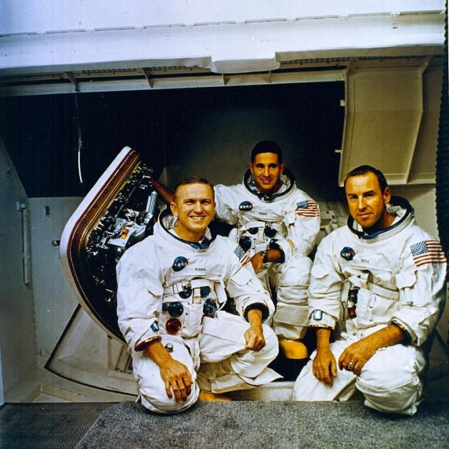 Posada misije Apollo 8, Frank Borman, William Anders i James Lovell