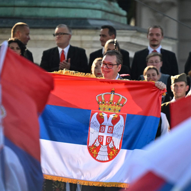 Aleksandar Vučić na Svesrpskom saboru