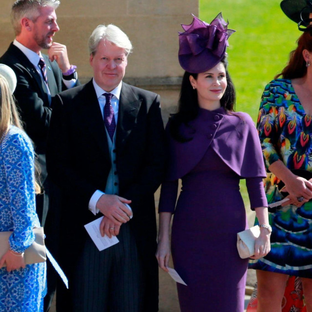 Mandatory Credit: Photo by Shutterstock (9685486i)
Earl Spencer and Karen Spencer
The wedding of Prince Harry and Meghan Markle, Pre-Ceremony, Windsor, Berkshire, UK - 19 May 2018