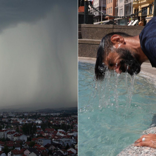 Oluja i vrućina u Zagrebu
