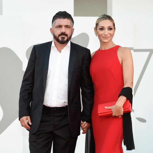 Gennaro Gattuso i Monica Romano