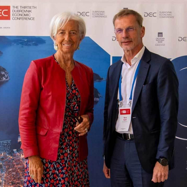 Christine Lagarde i Boris Vujčić