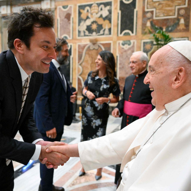Papa Franjo i Jimmy Fallon 
