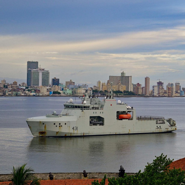 Kanadski brod Margaret Brooke ulovljava u Havanu