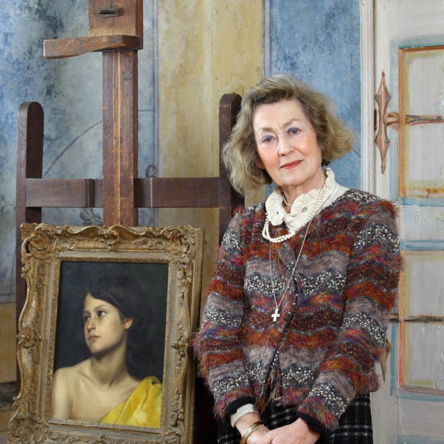 Lady Beresford-Peirse u Kući Bukovac u Cavtatu