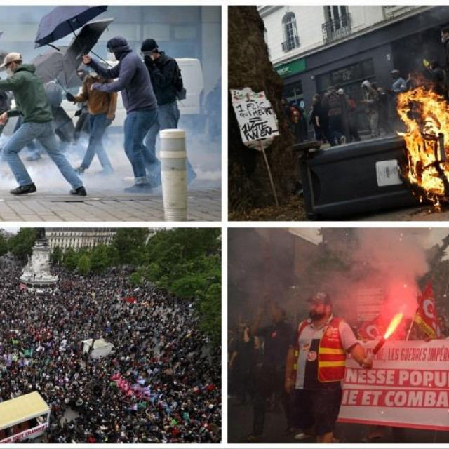 Tijekom vikenda u Francuskoj je 250,000 prosvjednika marširalo ulicama zbog najave pobjede krajnje desnice na parlamentarnim izborima