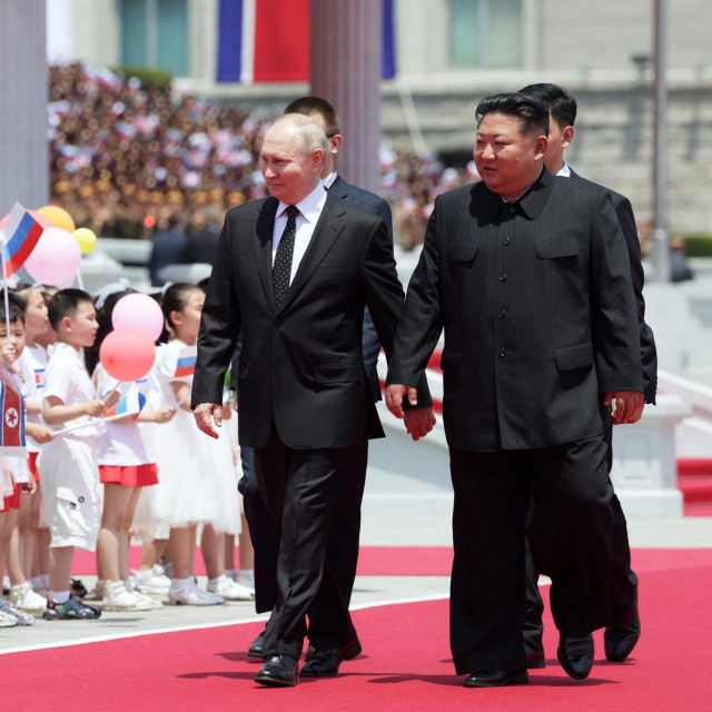 Vladimir Putin i Kim Jong Un