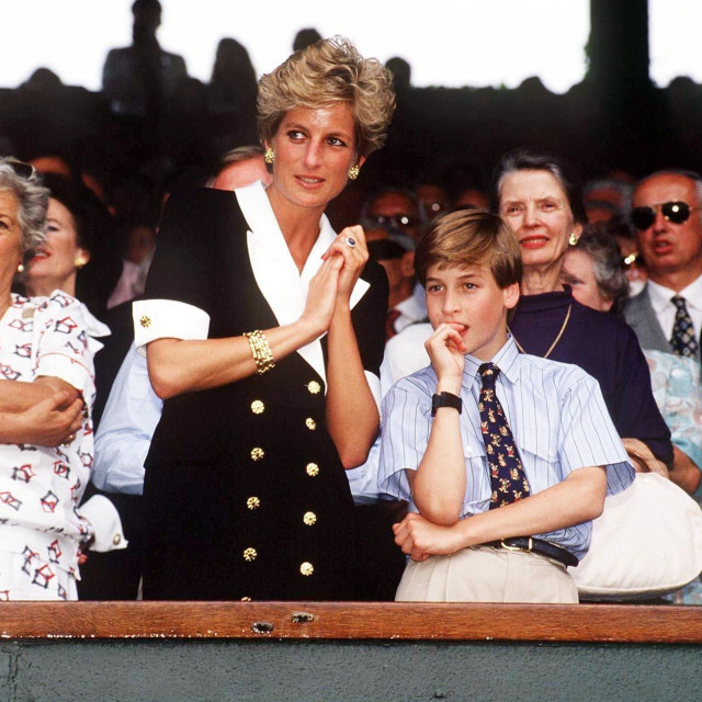 Princeza Diana i princ William u Wimbledonu 1994.