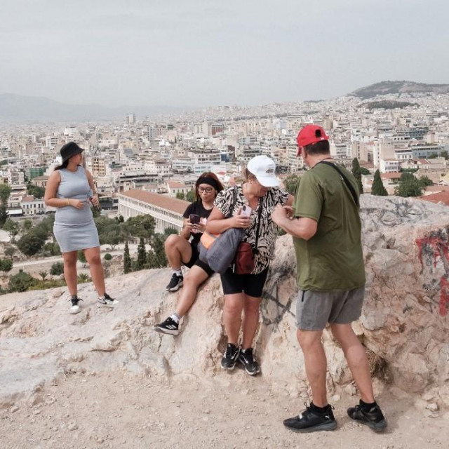 Turisti u Ateni