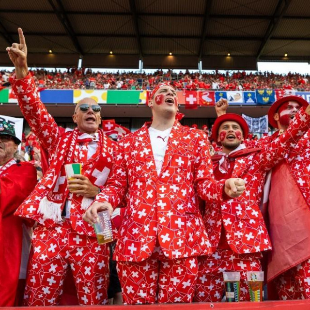 Švicarski navijači na Europskom prvenstvu u Njemačkoj