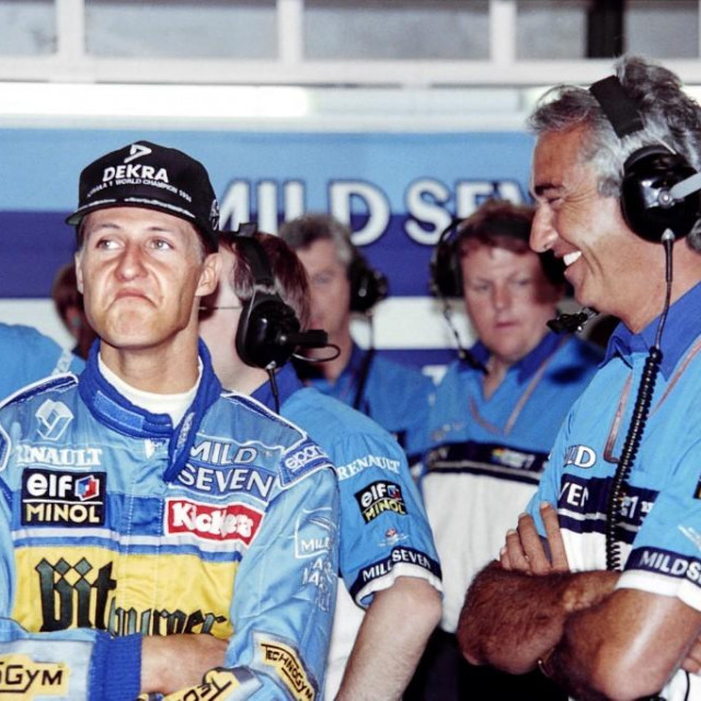 Michael Schumacher i Flavio Briatore
