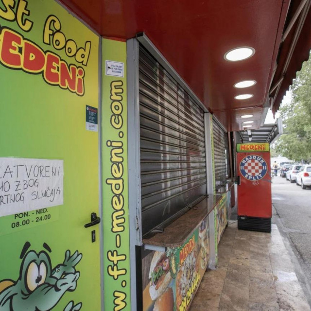 Fast food Medeni, čiji je vlasnik Luka Kalpić poginuo u prometnoj nesreći, zatvoren je
