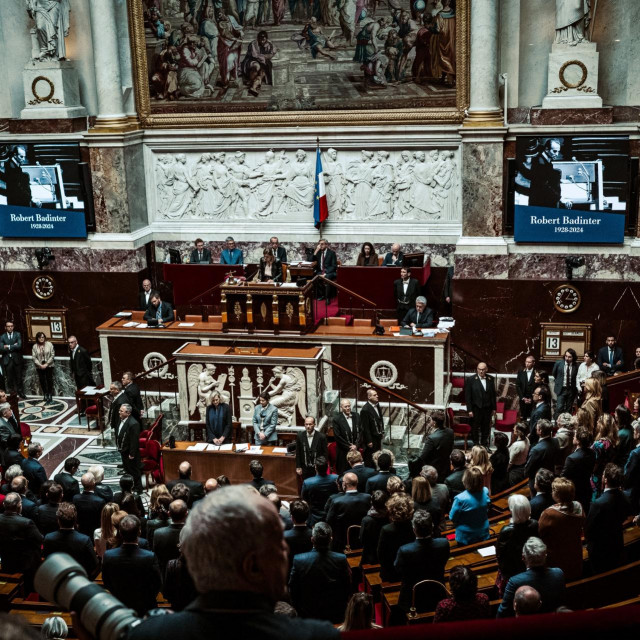 Sjednica francuskog parlamenta, arhivska fotografija