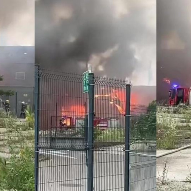 Požar u tvornici u Požarevcu