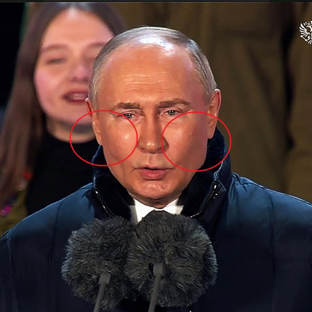 Vladimiru Putinu obrazi su smješteni previsoko, kaže Nikola Milojević, i tvrdi da je to česta pogreška...