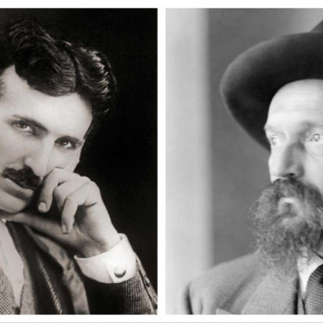 Nikola Tesla i Ivan Meštrović
