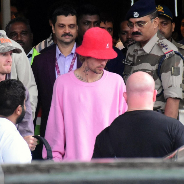 Justin Bieber u zračnoj luci Mumbai