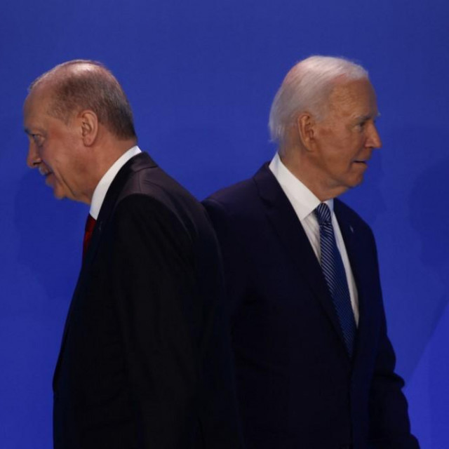 Recep Tayyip Erdogan i Joe Biden na NATO summitu u Washingtonu