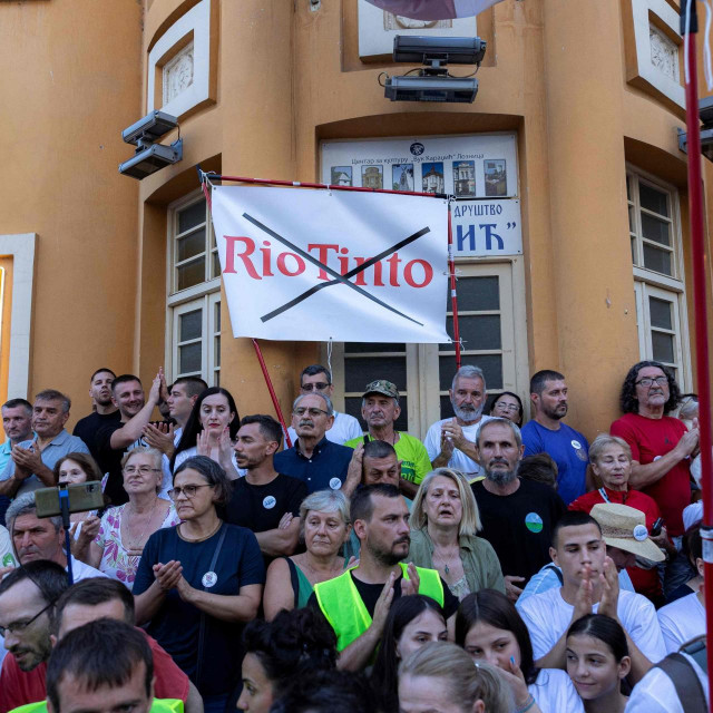Prosvjed protiv Rio Tinta u Srbiji