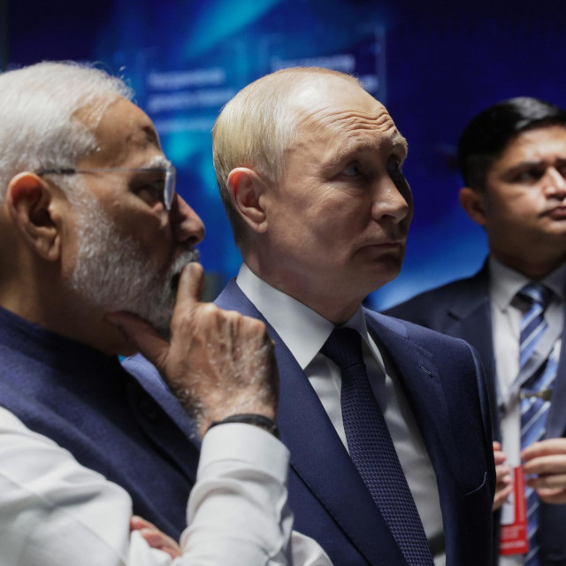 Narendra Modi i Vladimir Putin