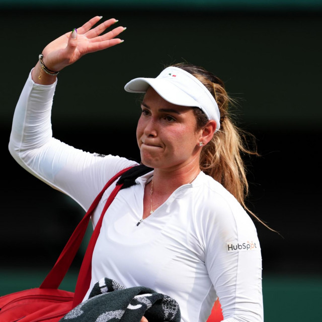 Donna Vekić na oproštaju od Wimbledona
