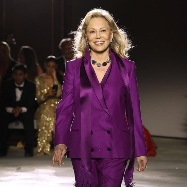 Faye Dunaway 2017., na modnoj reviji u Cannesu