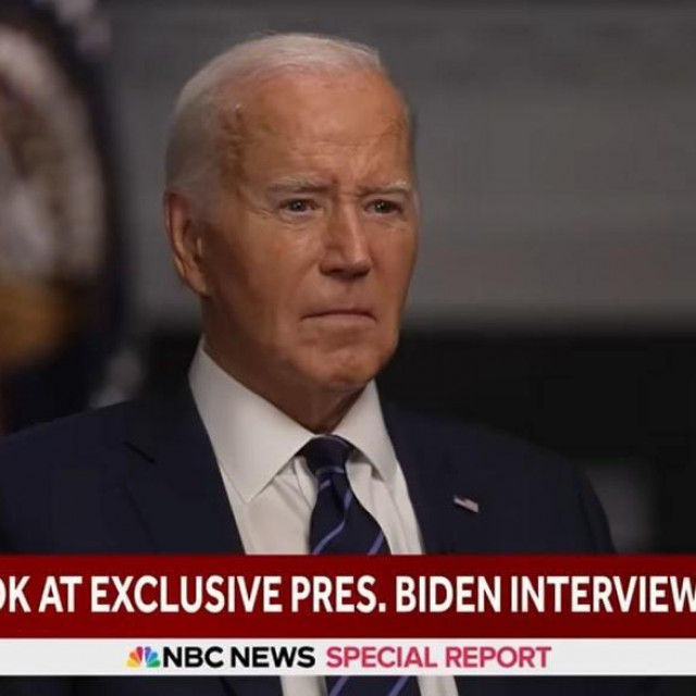 Joe Biden prilikom intervjua na NBC-u