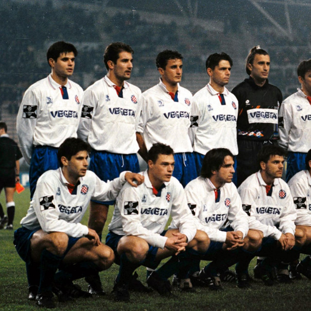Momčad Hajduka koja je igrala u Ligi prvaka 94/95.:
Asanović, Štimac, Hibić, Andrijašević, Slavica, Vulić,
Vučević, Erceg, Pralija, Butorović i Peršon