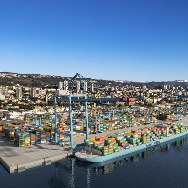 Budući izgled kontejnerskog terminala Rijeka Gateway