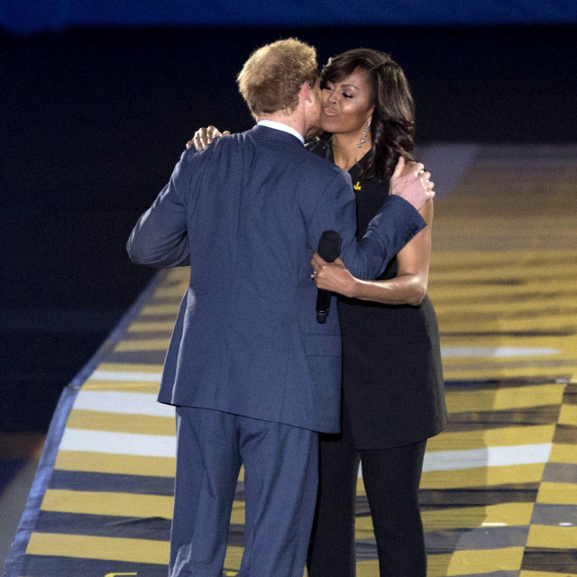 Princ Harry i Michelle Obama