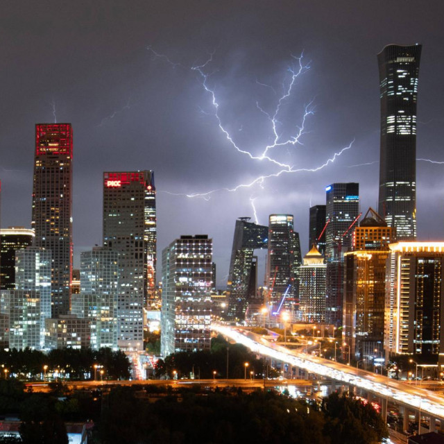 Ilustracija, oluja u Pekingu