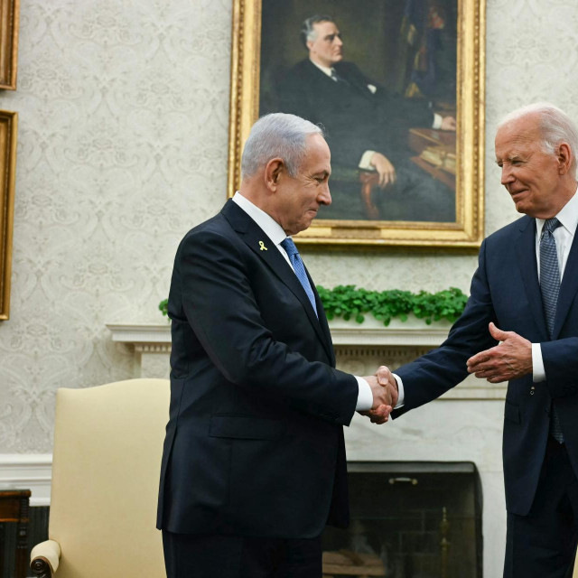 Benjamin Netanyahu i Joe Biden