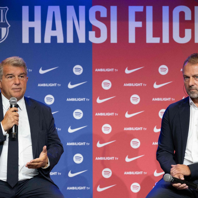 Joan Laporta i Hansi Flick