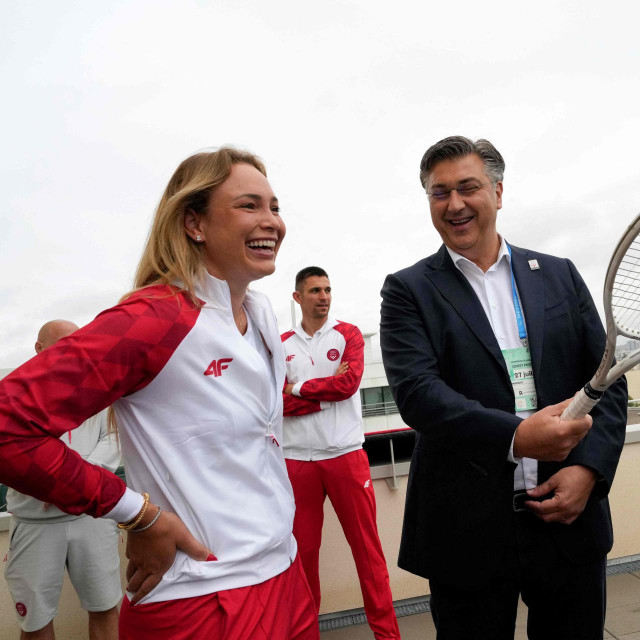 Donna Vekić, Andrej Plenković i Tonči Glavina