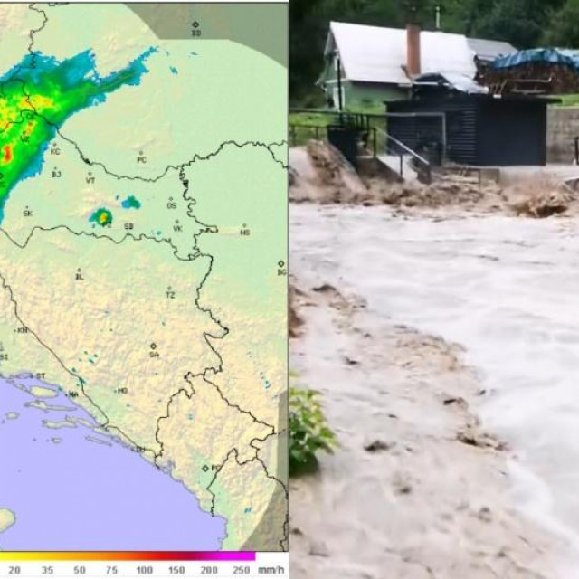 Nevrijeme u Hrvatskoj i Sloveniji