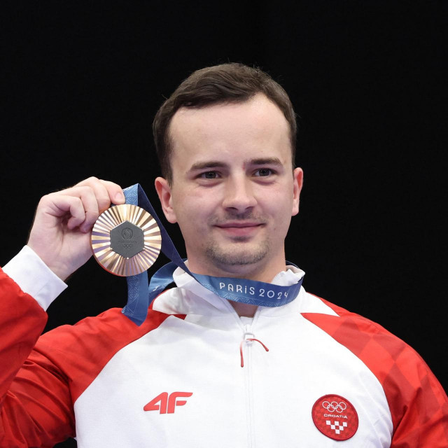 Miran Maričić s brončanom medaljom