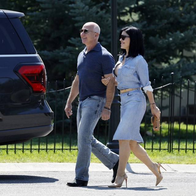 Jeff Bezos i Lauren Sanchez