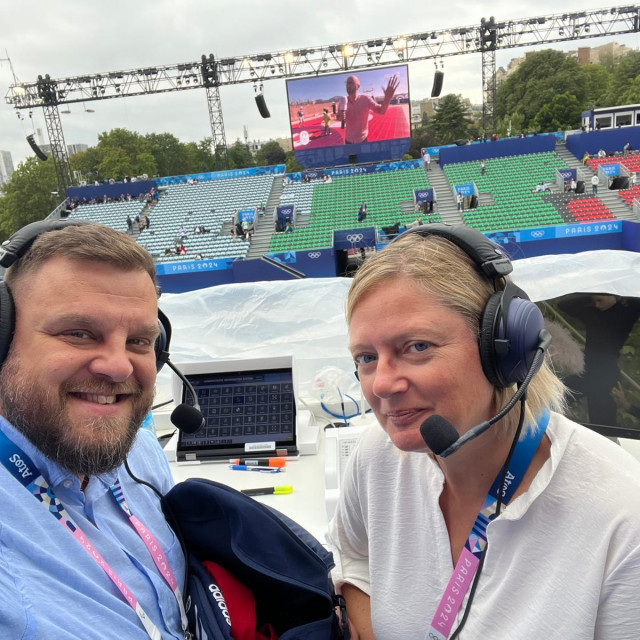 Marko Šapit i Zrinka Grancarić na otvaranju Olimpijskih igara