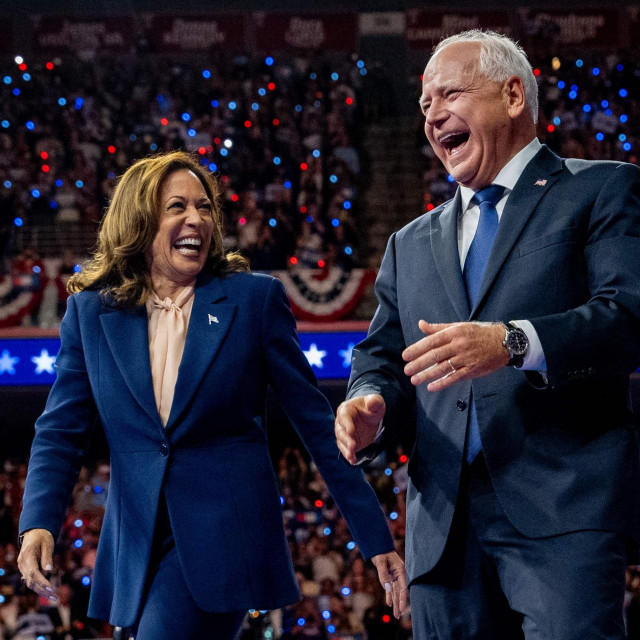 Kamala Harris i Tim Walz