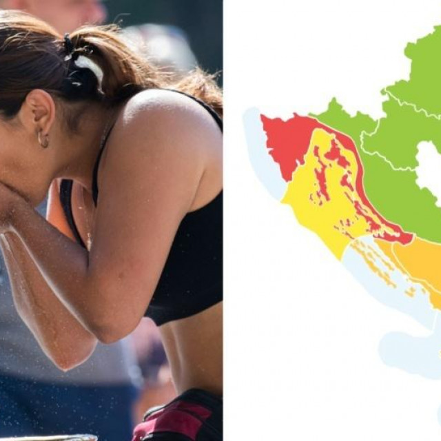 Crveni meteoalarm upaljen je za dvije regije