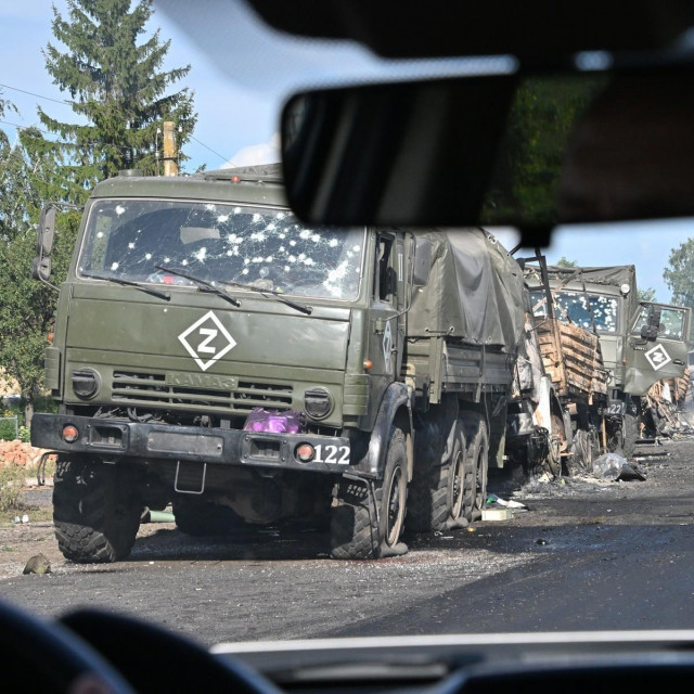 Uništena ruska kolona u Kursku