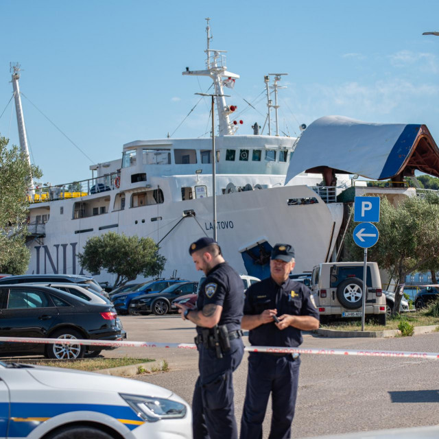 Policijski očevid u Malom Lošinju