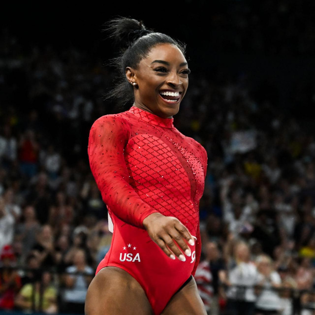 Simone Biles tijekom Olimpijskih igara u Parizu 