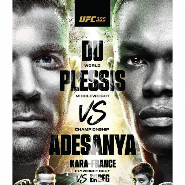 UFC 305 - poster