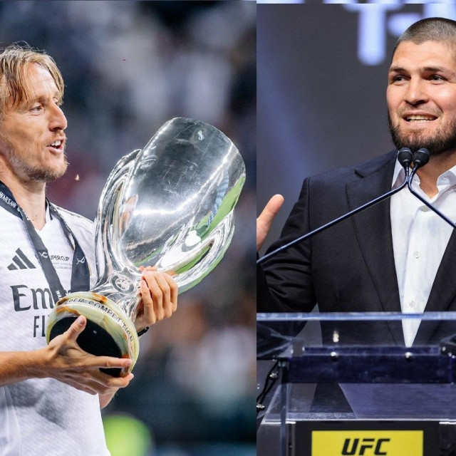 Luka Modrić i Khabib Nurmagomedov