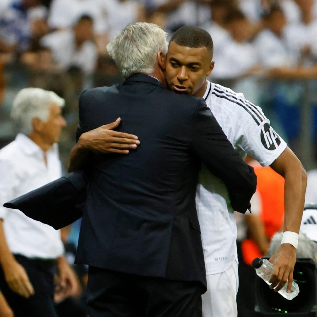 Carlo Ancelotti i Kylian Mbappe