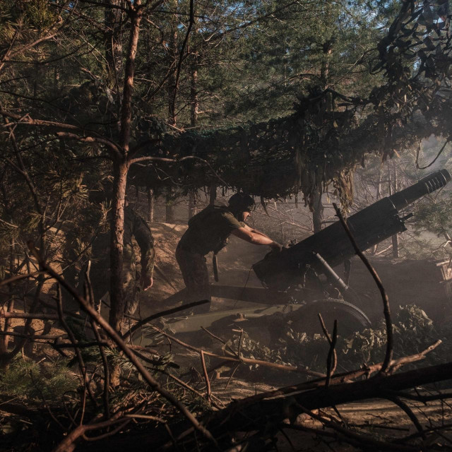 Ukrajinski vojnici na fronti (arhivska fotografija)