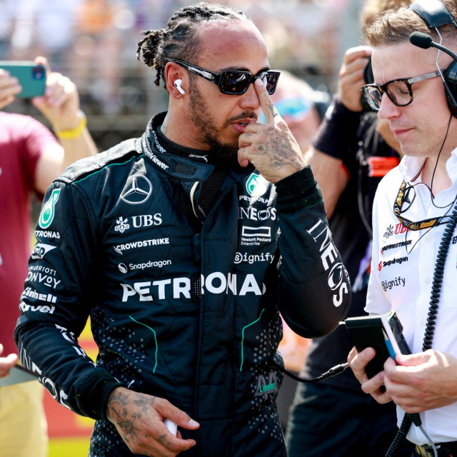 Lewis Hamilton i Peter Bonnington