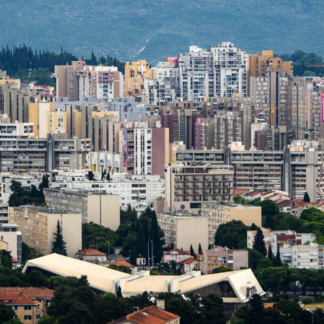 Panorama novog dijela Splita